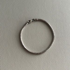 Sterling Silver Rope Bracelet